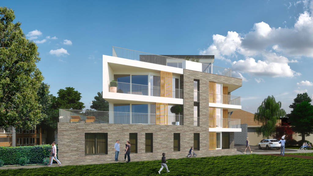 Rendered image of the Grand Pre residential project